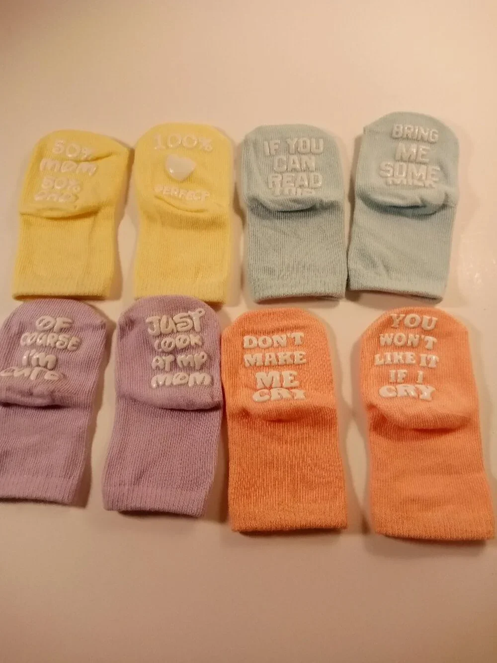 Bitty Beans Baby Socks Pack Of 4 NEW